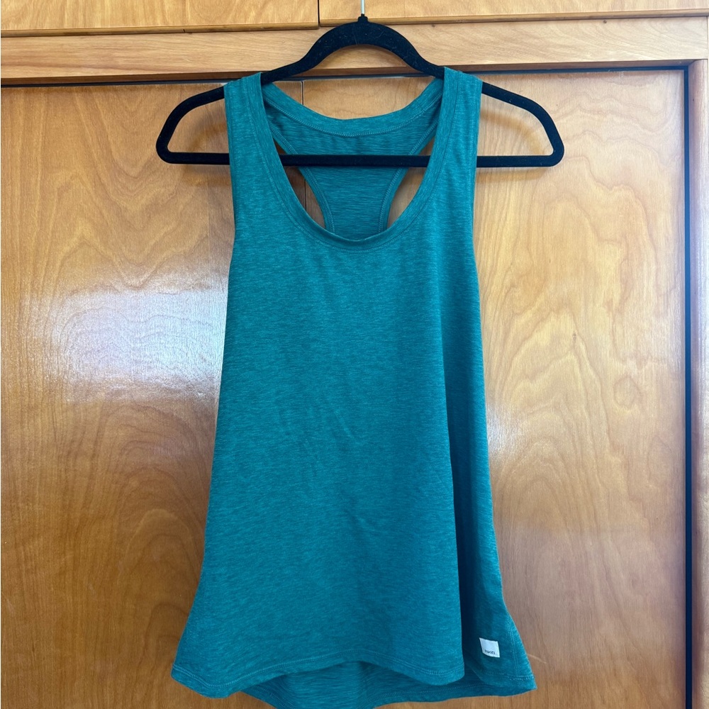 Vuori Teal Racerback Tank Top